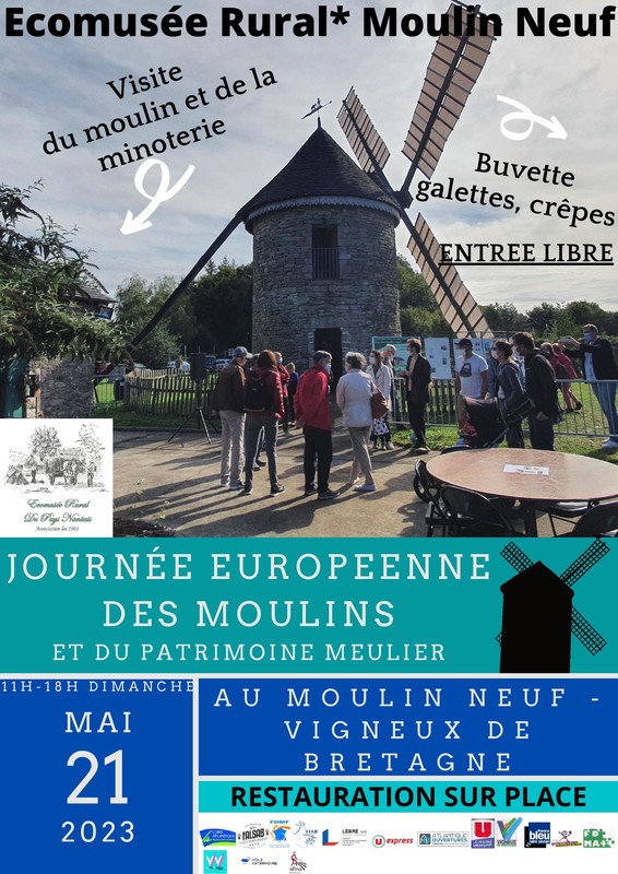 Journée Des Moulins Dimanche 21 Mai 2023